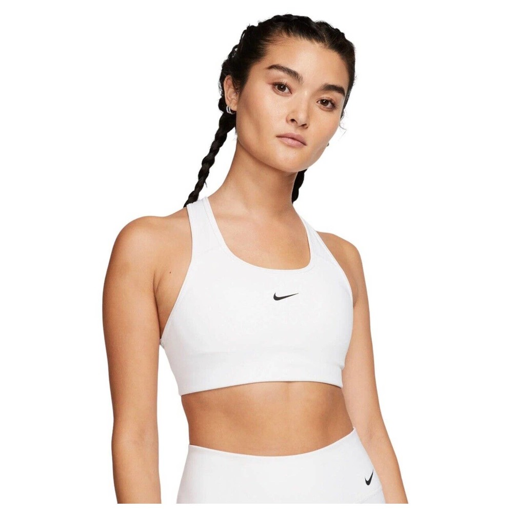 NIKE Women’s Swoosh Bra Classic Style Medium Support DRI-FIT Size Small